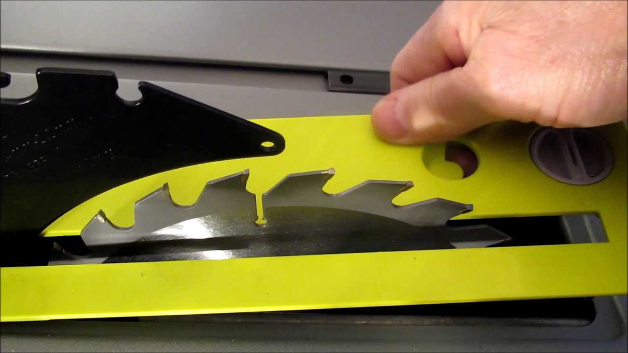 How To Change The Blade On A Ryobi Table Saw