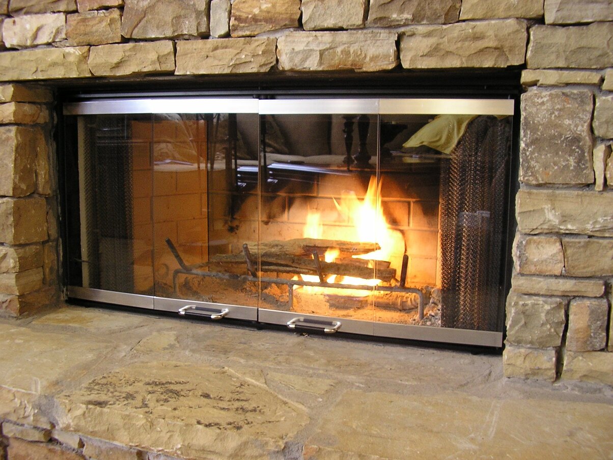 How To Clean Glass On Fireplace
