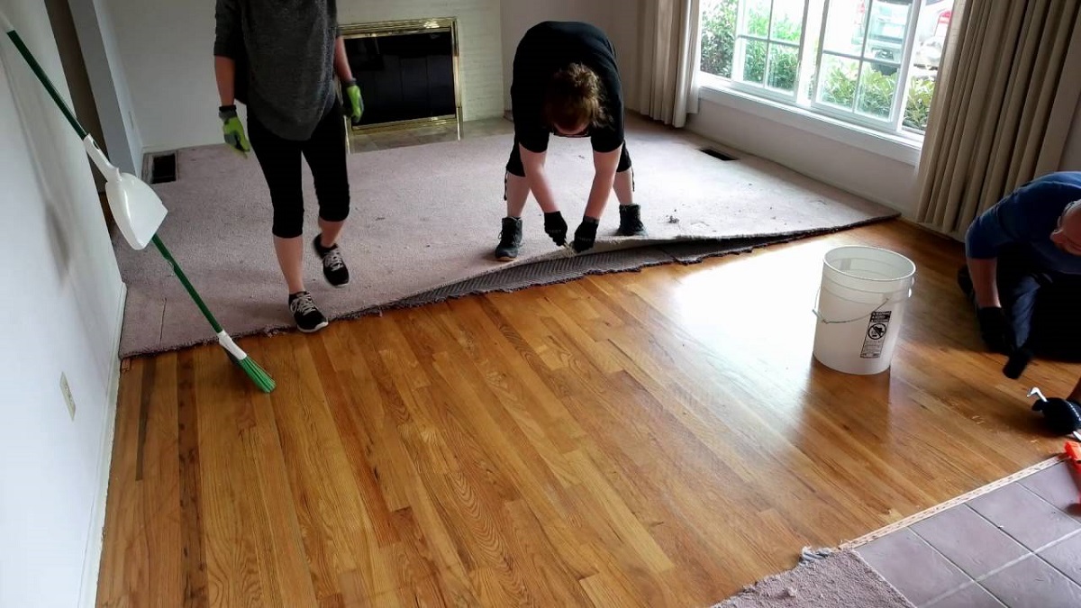 How To Clean Hardwood Floor After Removing Carpet