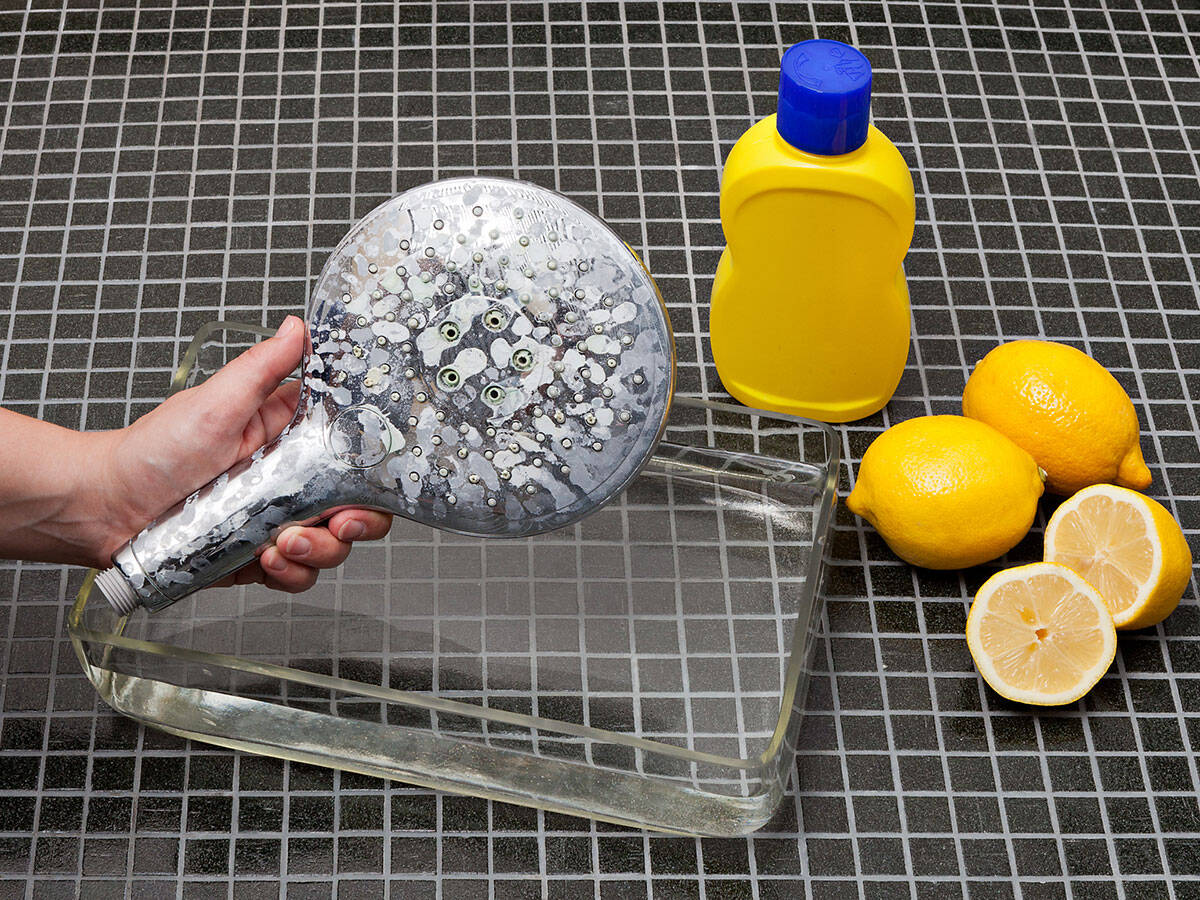 How To Clean Limescale From The Showerhead