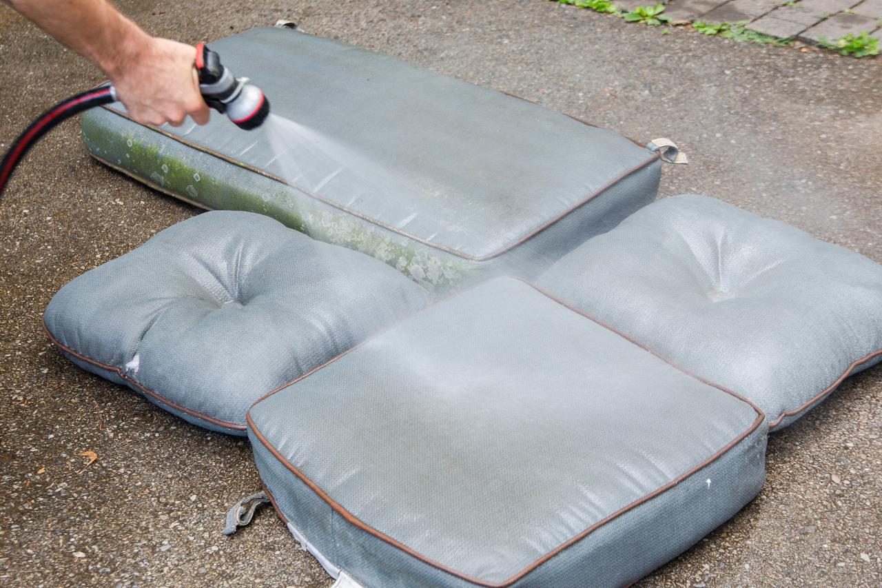 How To Clean Outdoor Cushions And Pillows So They Last Longer