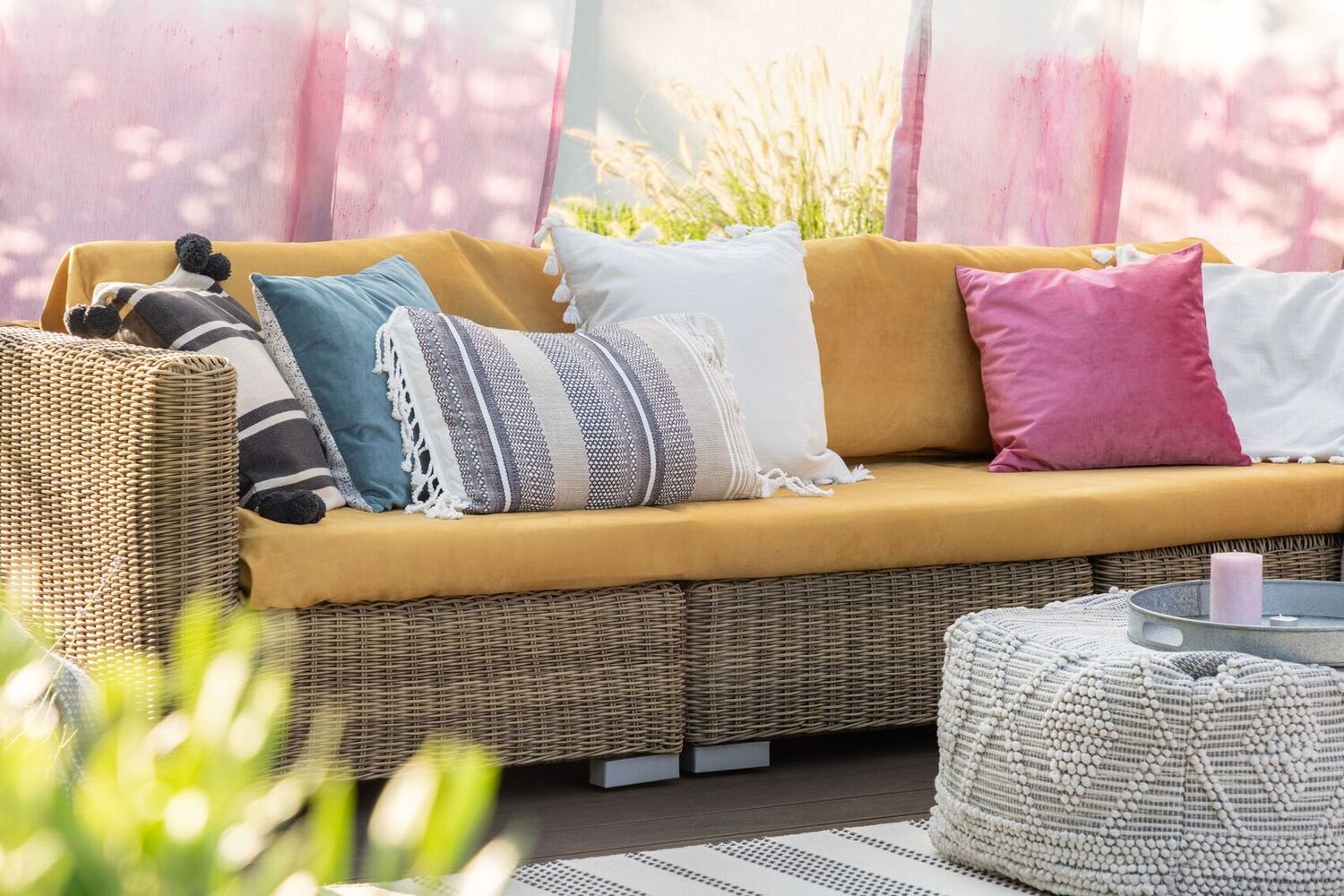 How To Clean Outdoor Cushions So They Weather The Season