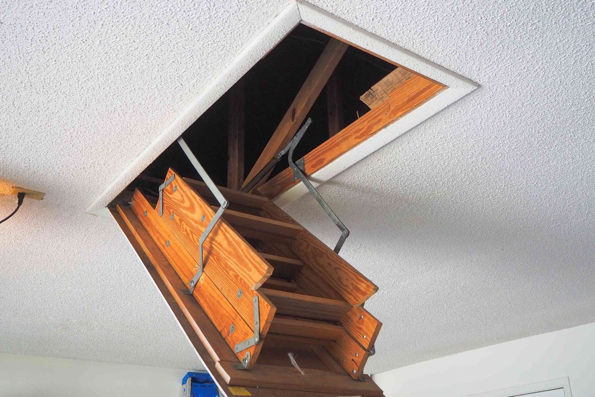 How To Close Attic Ladder