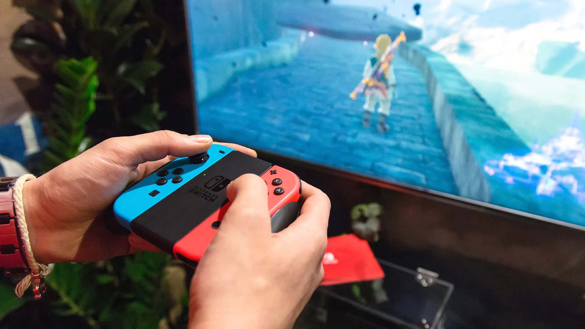 Can you play nintendo switch sales without tv