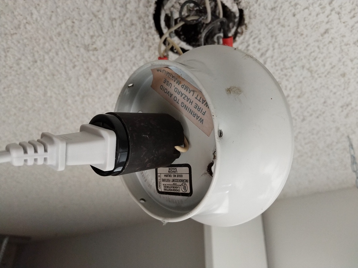 How To Convert A Light Socket Into An Outlet