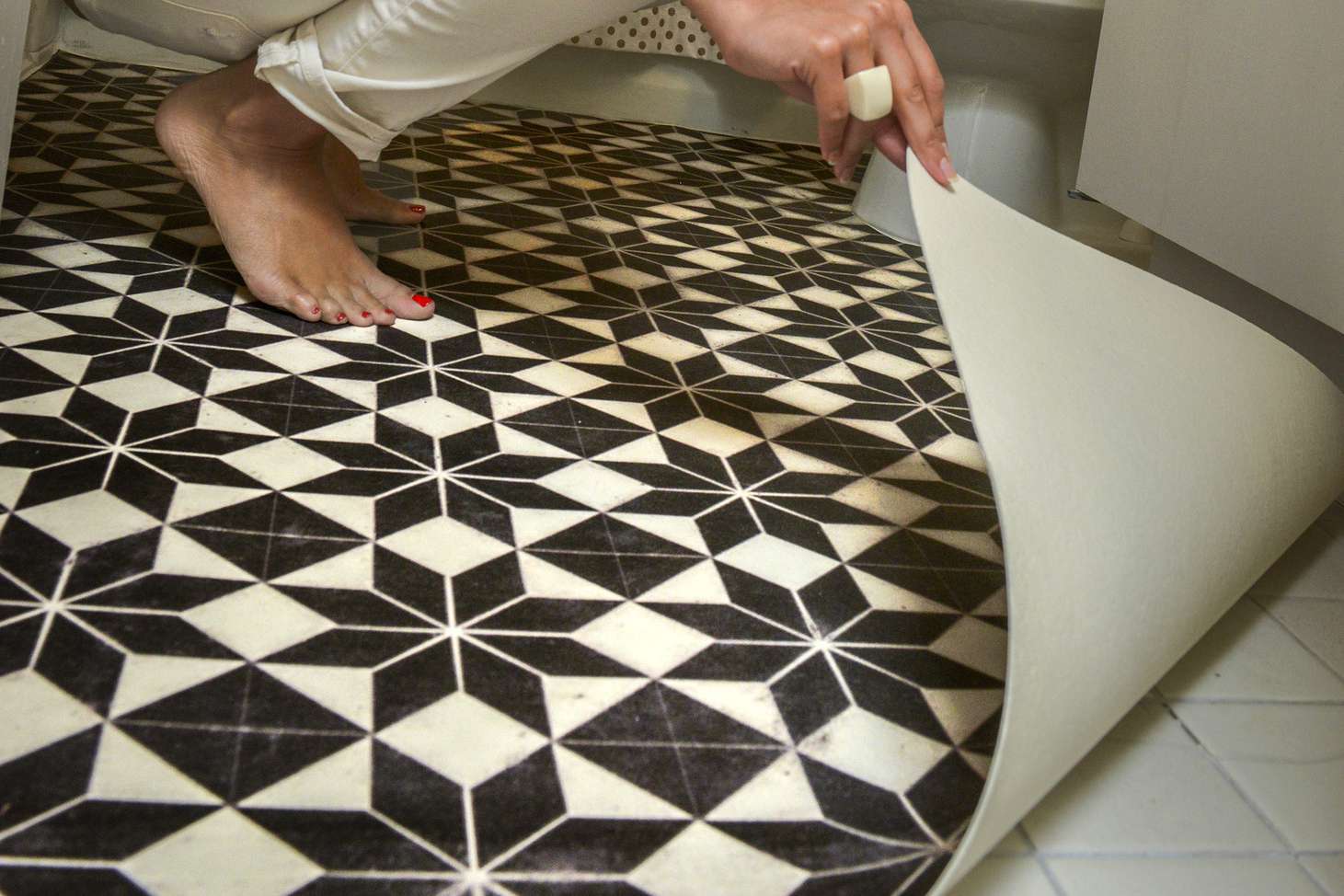 How To Cover Tile Floor