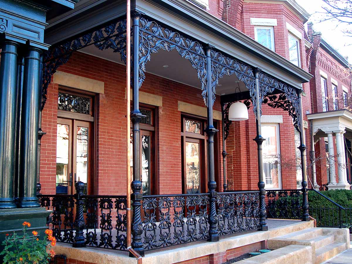 How To Cover Wrought Iron Porch Columns