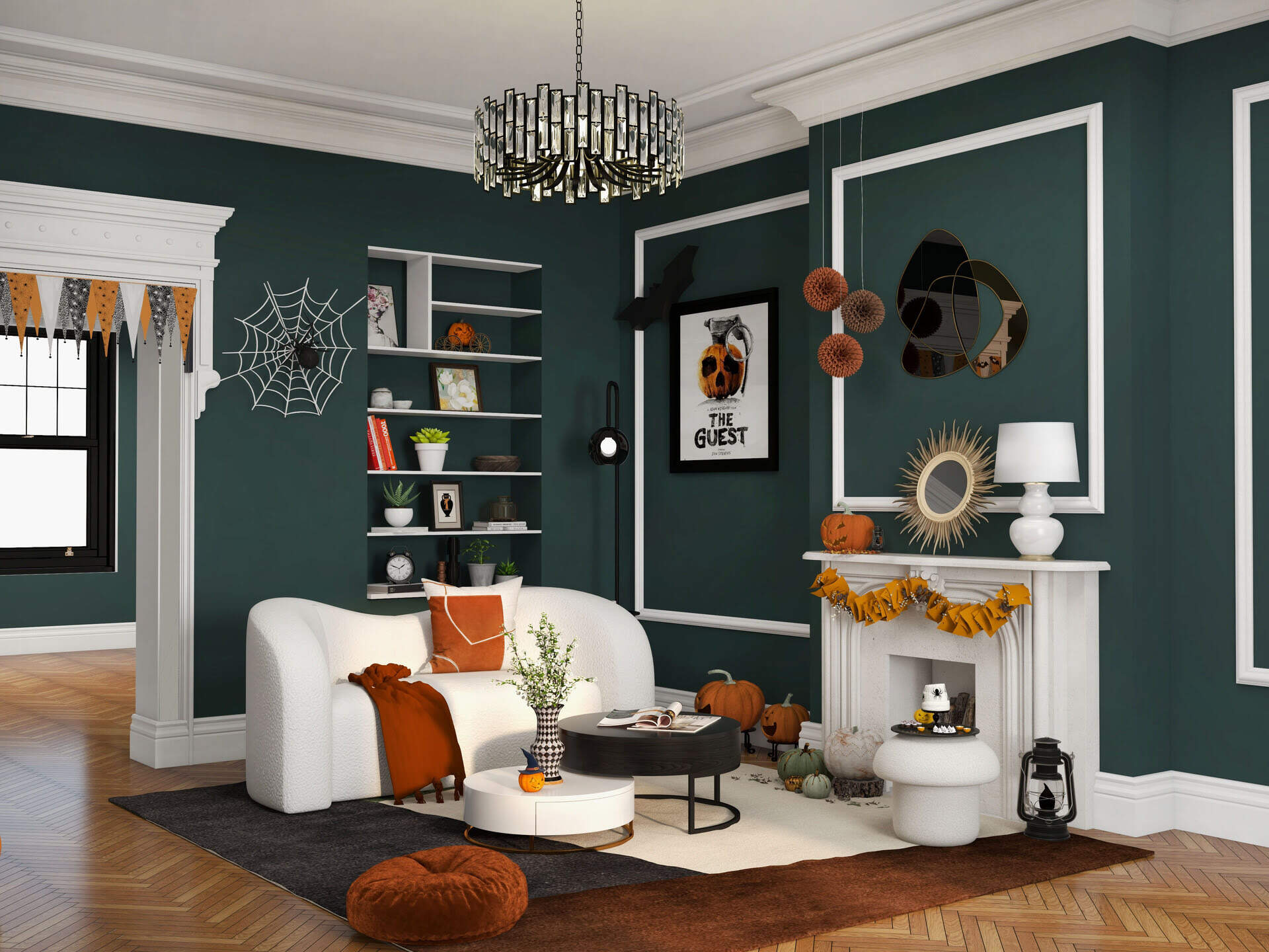 How To Decorate Living Room For Halloween