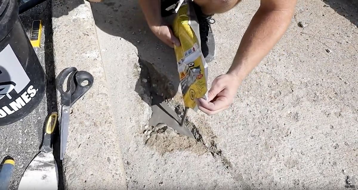 How To Fill Holes In Concrete Floor