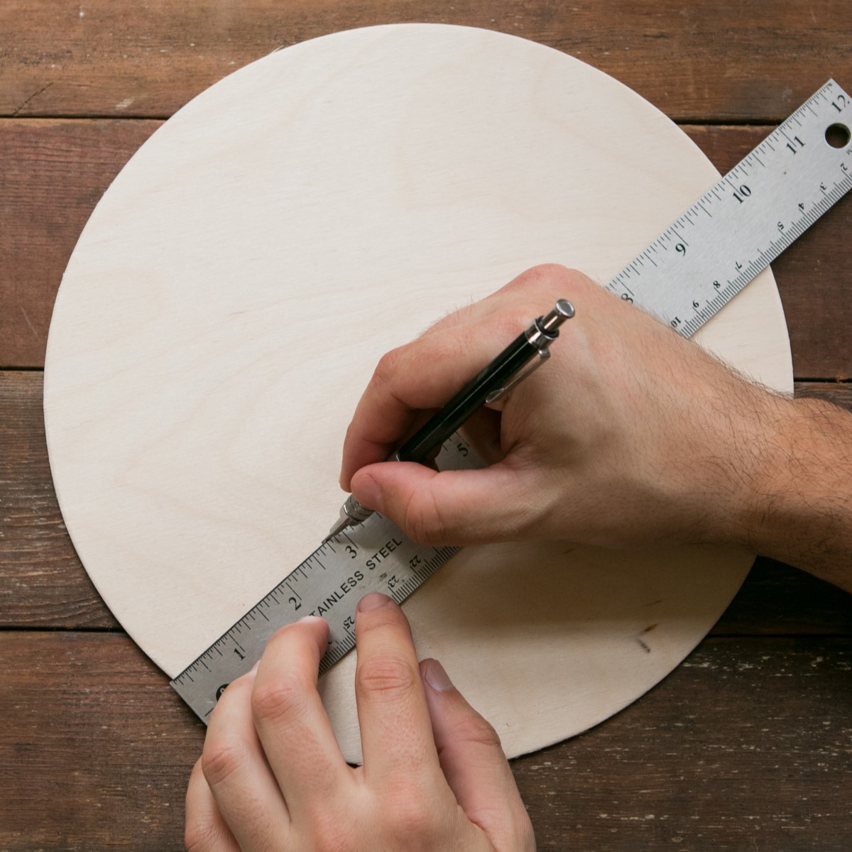 How To Find Center Of Circle Woodworking