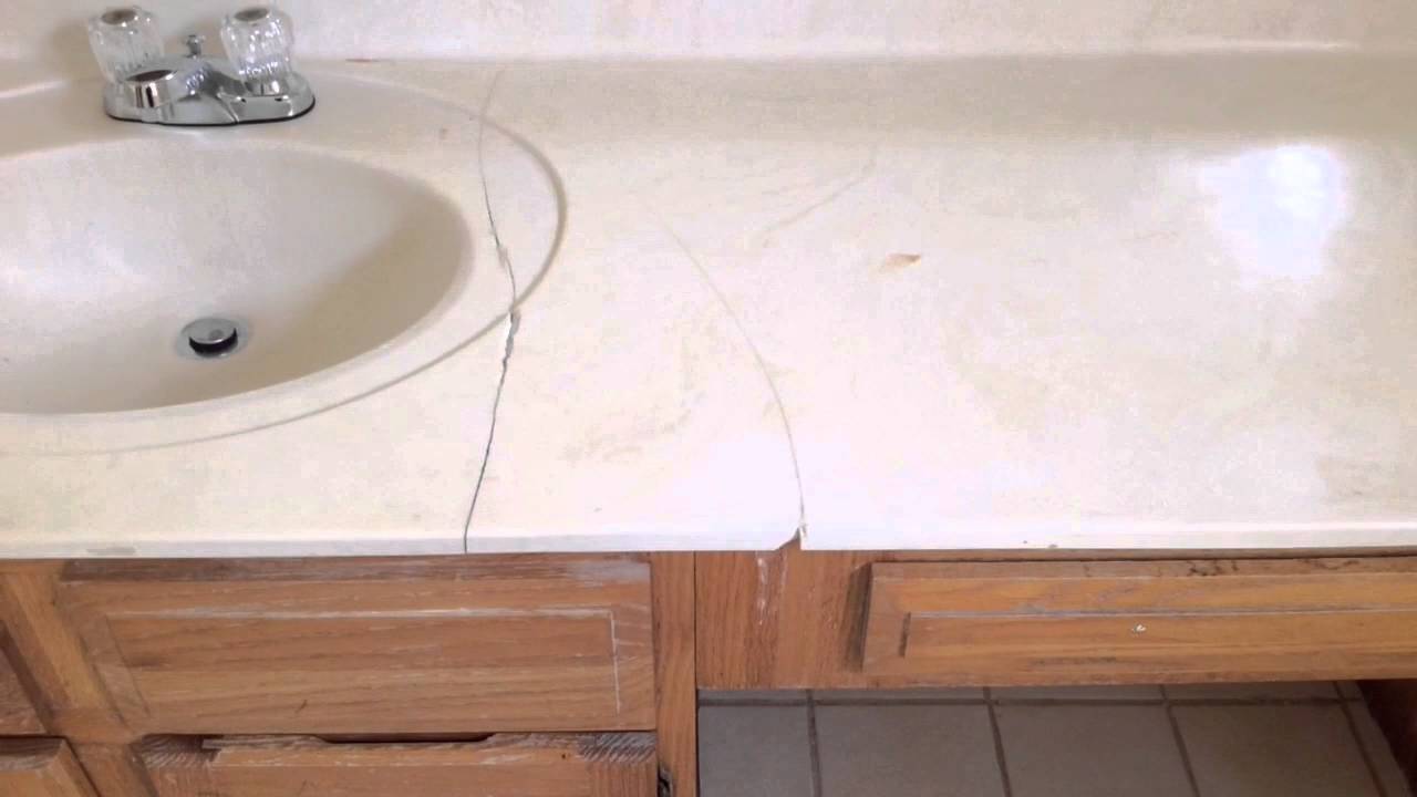 How To Fix A Cracked Vanity Top