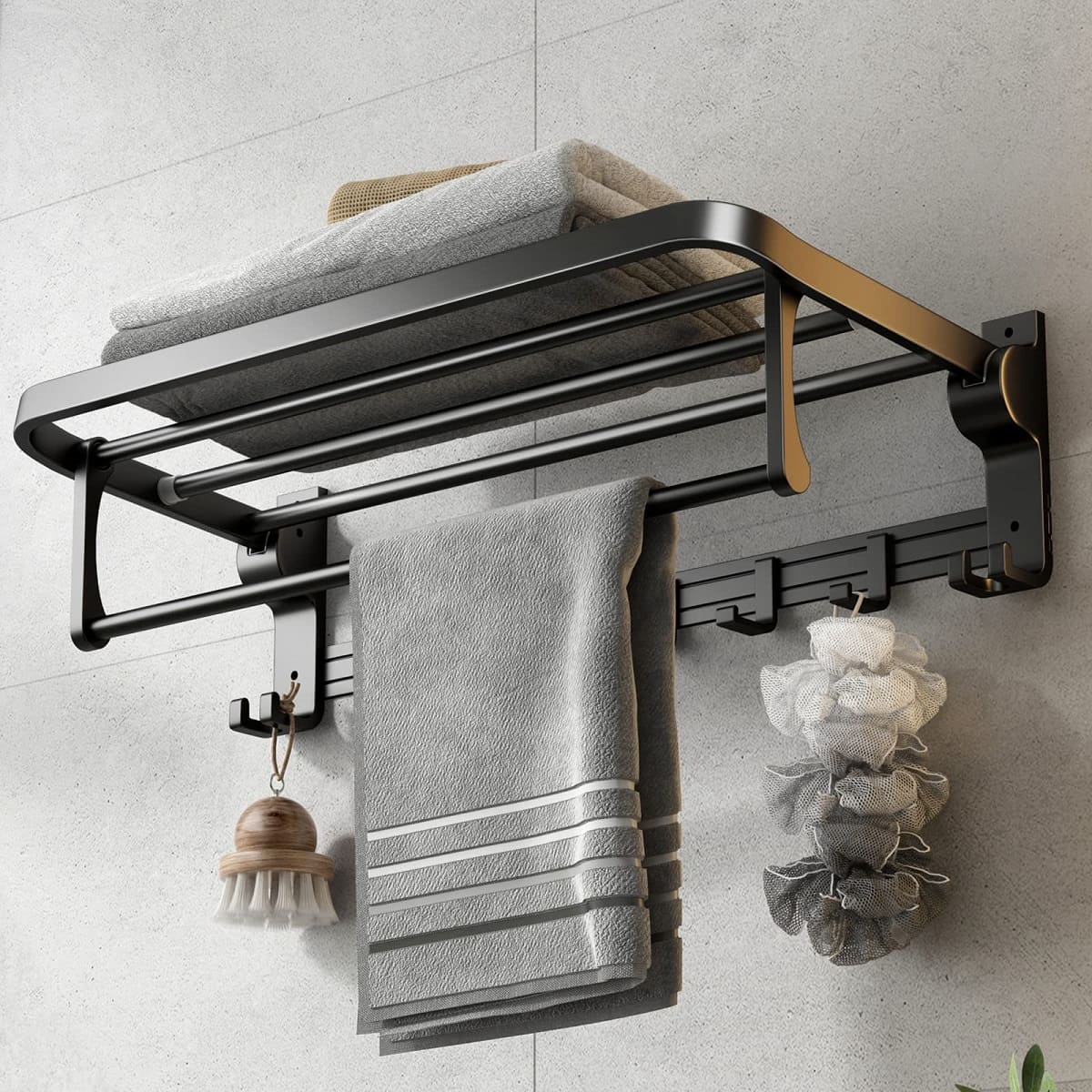 How To Fold Towel On Towel Bar