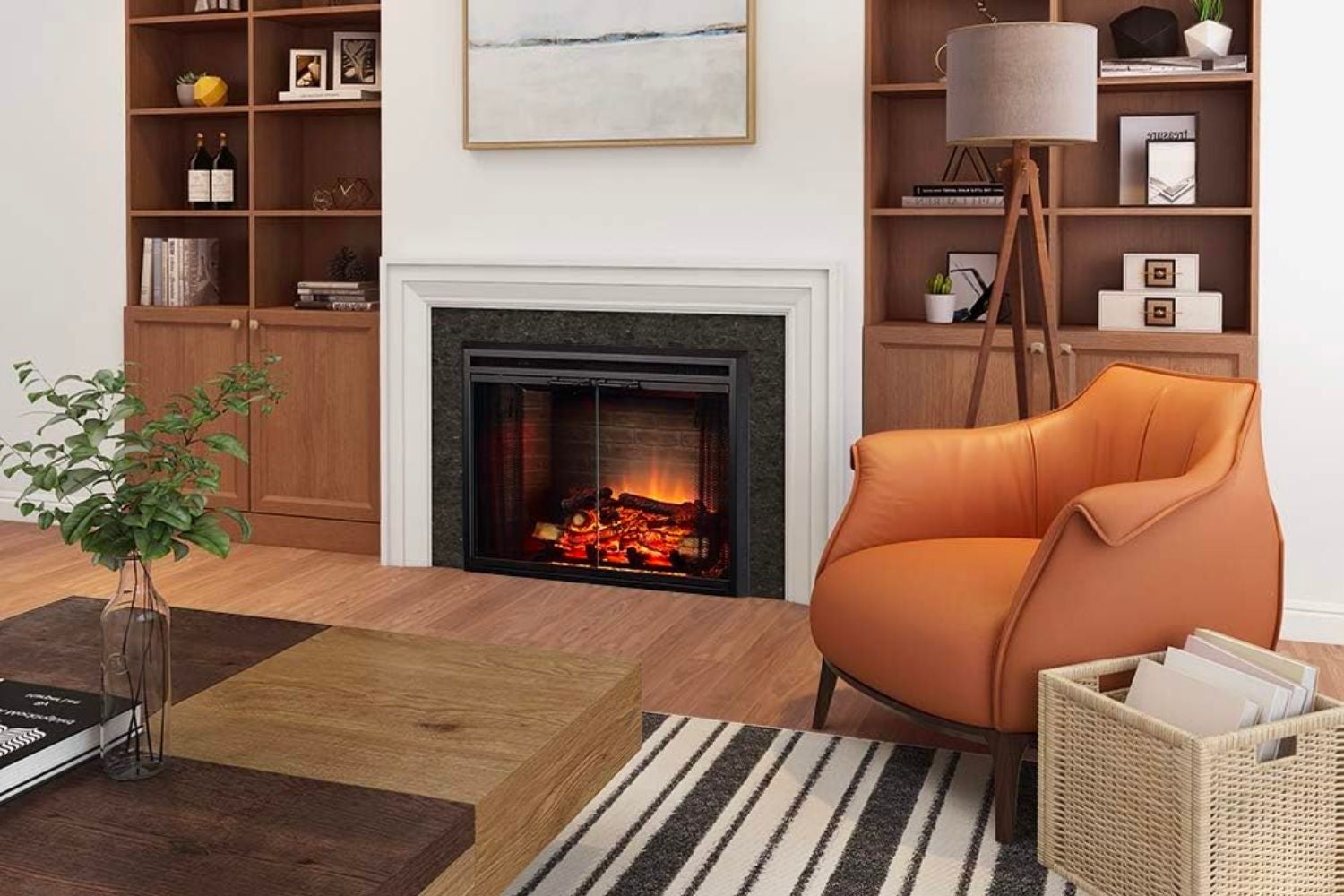 How To Frame In A Fireplace Insert