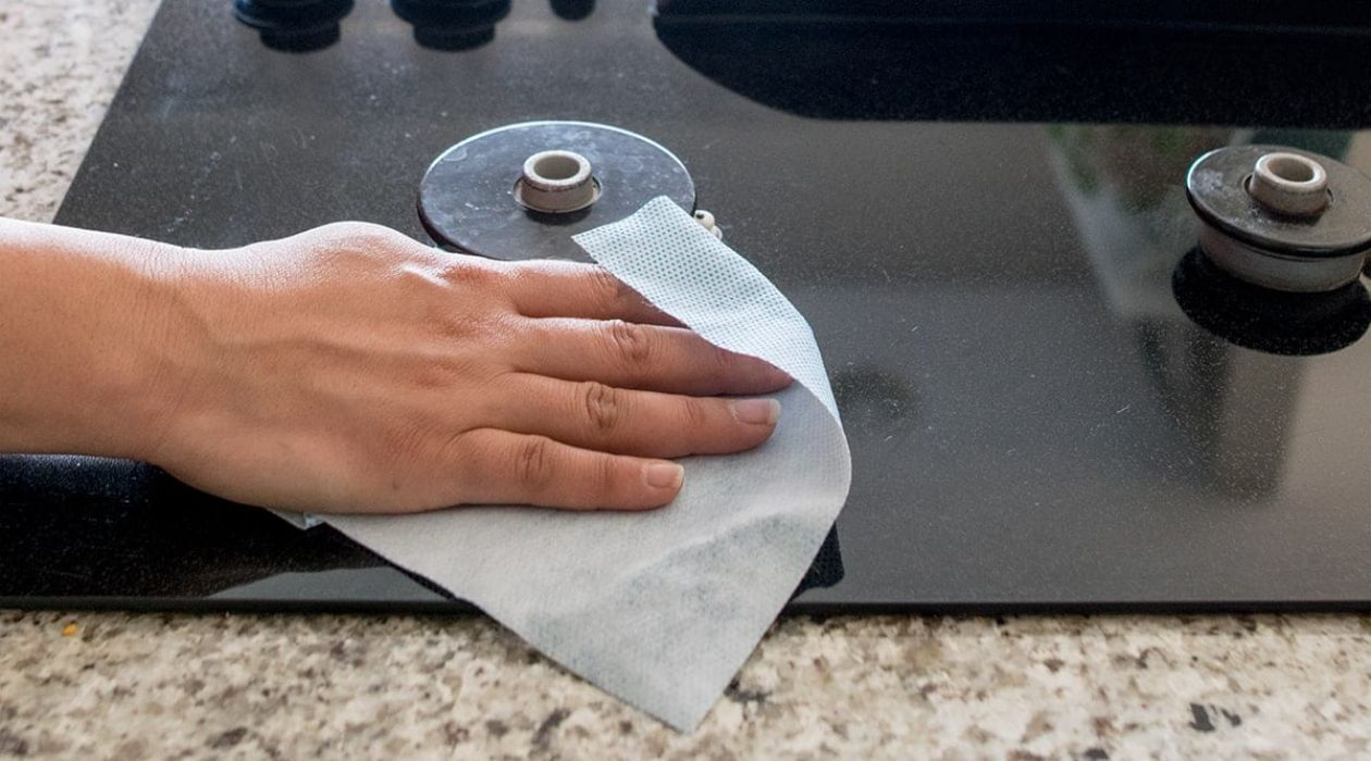 How To Get Melted Fabric Off Glass Stove Top