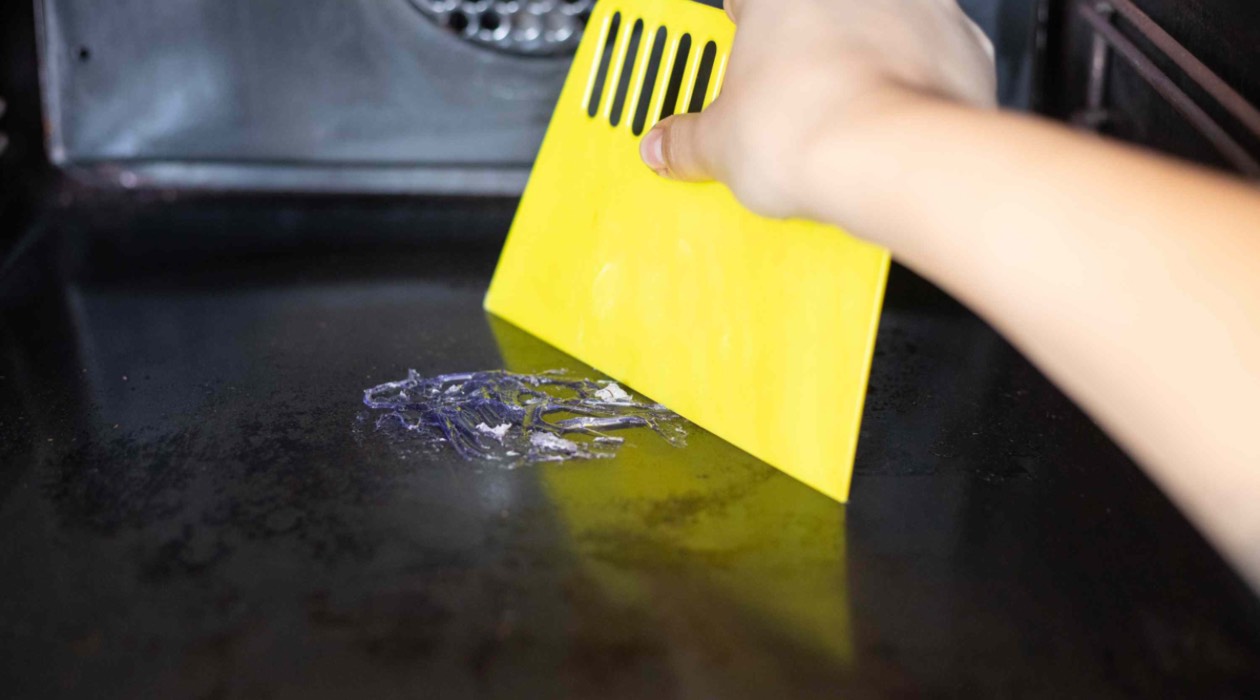 How To Get Melted Plastic Off A Stove Top