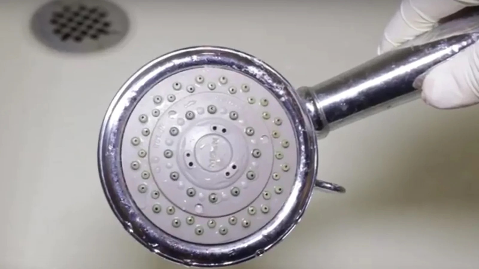 How To Get The Hard Water Deposits Off Of A Showerhead