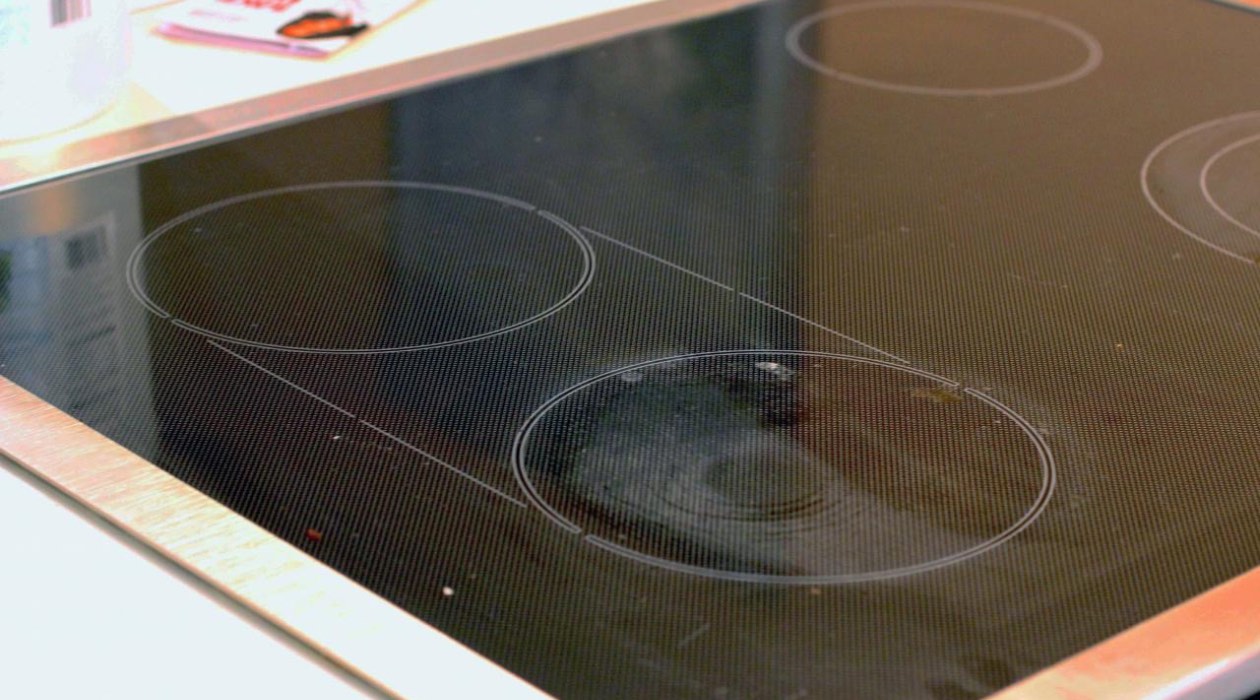 How To Get White Film Off Glass Top Stove