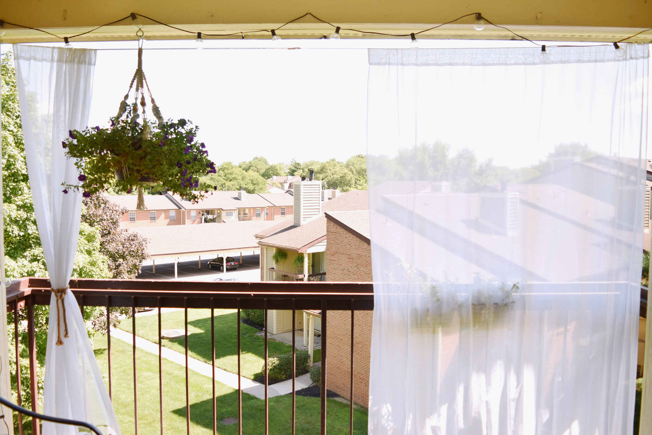 How To Hang Curtains On Balcony