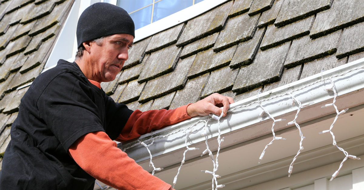 How To Hang Lights On Gutters With Gutter Guards