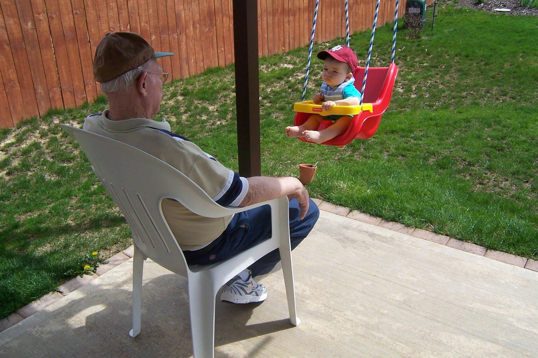 How To Hang Little Tikes Swing From Porch