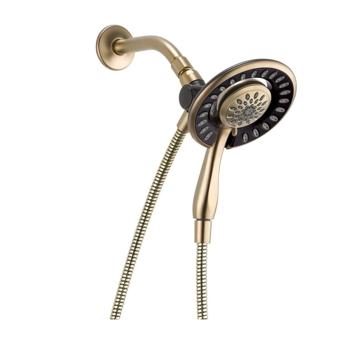 How To Install A 4-Spray 2-In-1 Dual Showerhead And Handheld Showerhead In Champagne Bronze