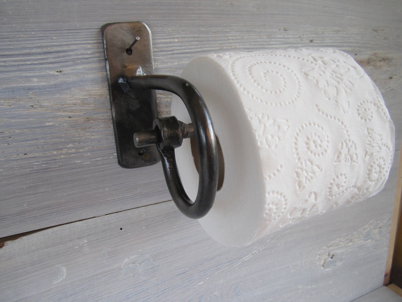How To Install A Metal Toilet Paper Holder