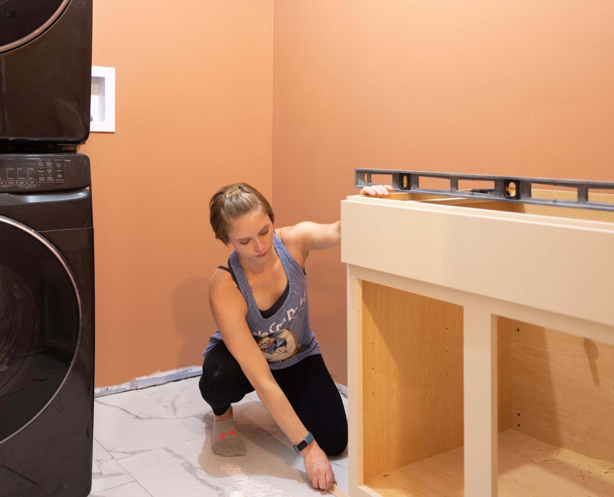 How To Install Cabinets In Laundry Room