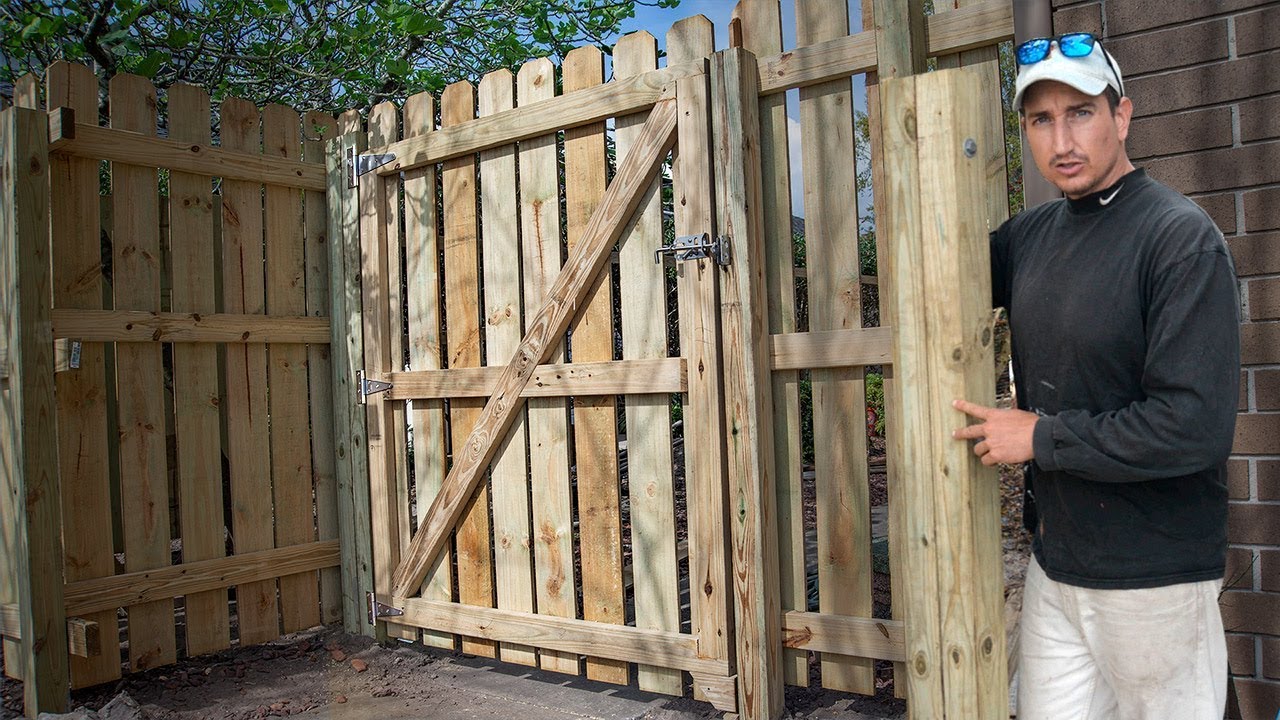 How To Install Fence Gate
