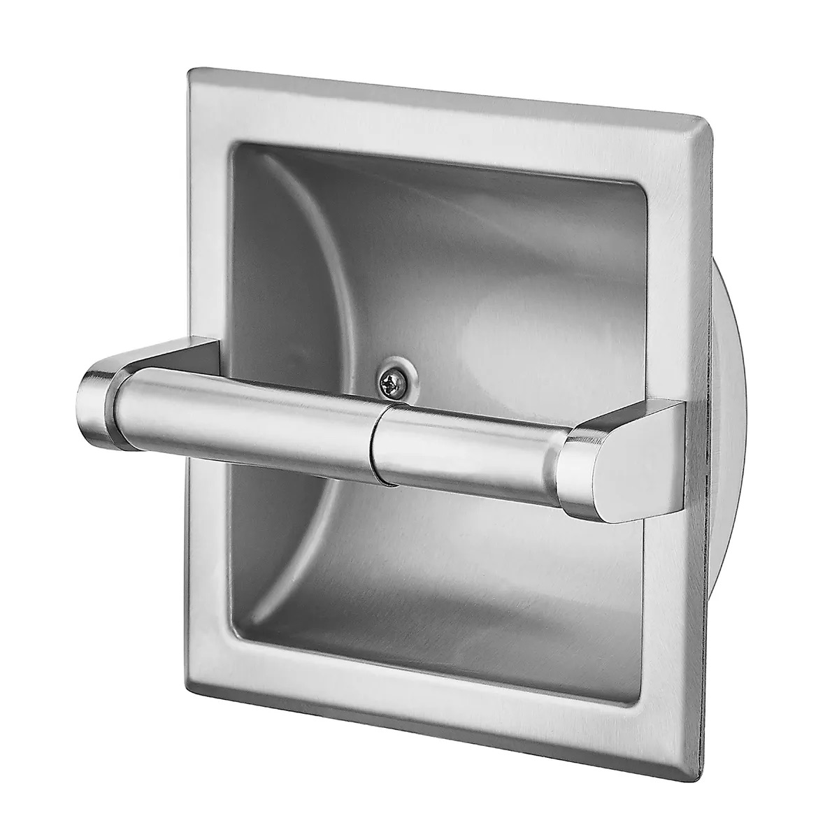ATAYAL Recessed Toilet Paper Holder, Metal, Easy Installation