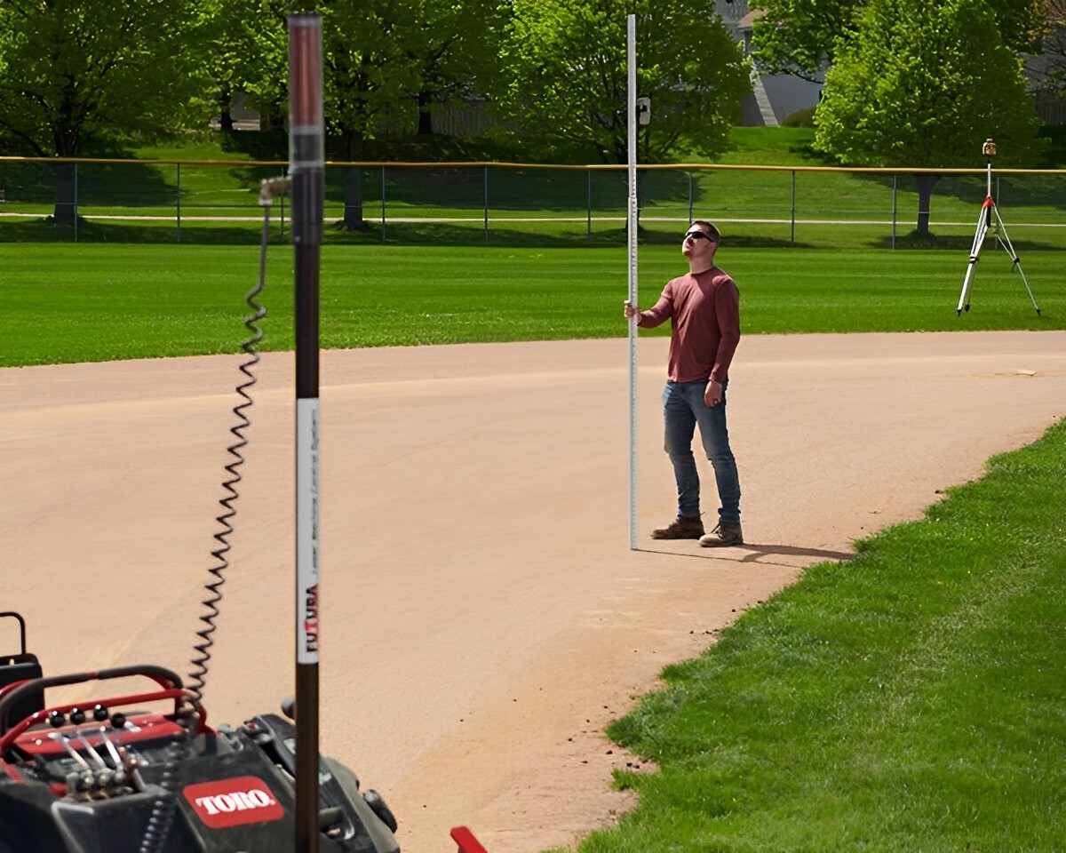 How To Laser Level A Baseball Field