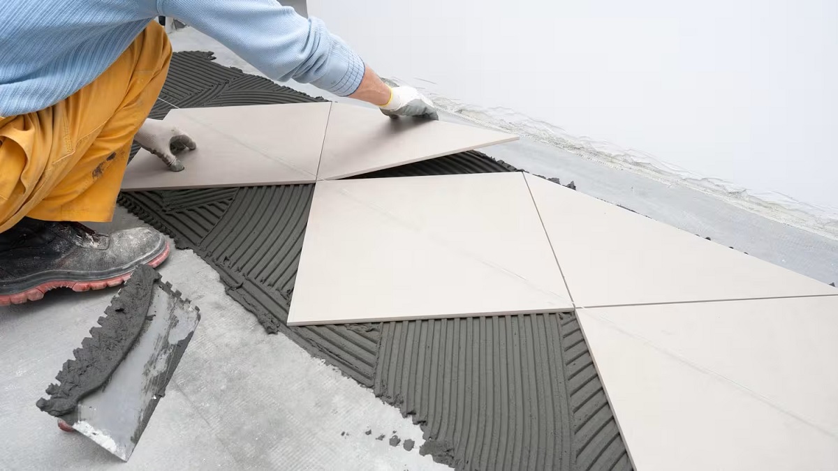 How To Lay Tile On Concrete Floor