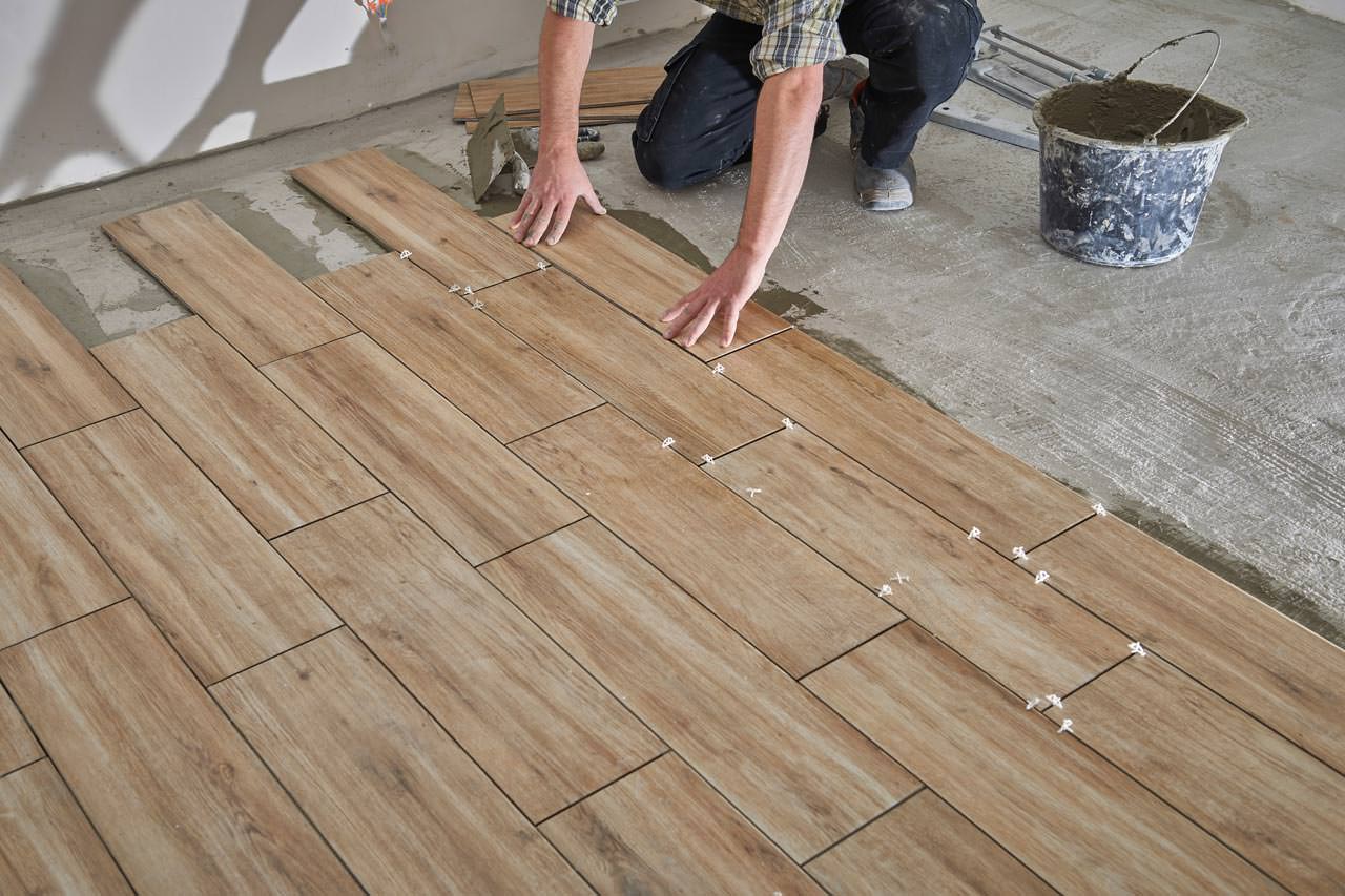 How To Lay Tile On Wood Floor