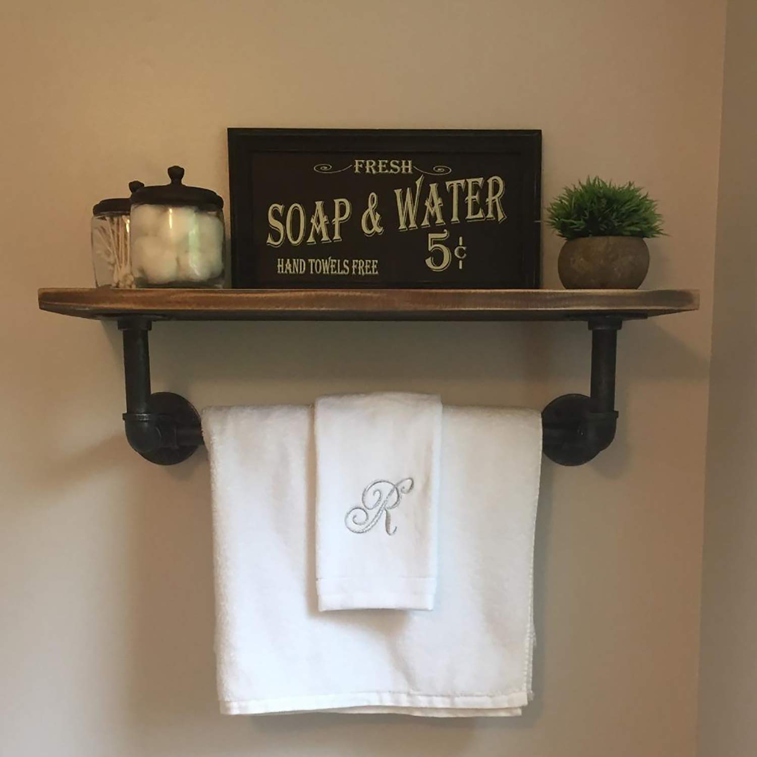 How To Make A Galvanized Pipe Towel Bar