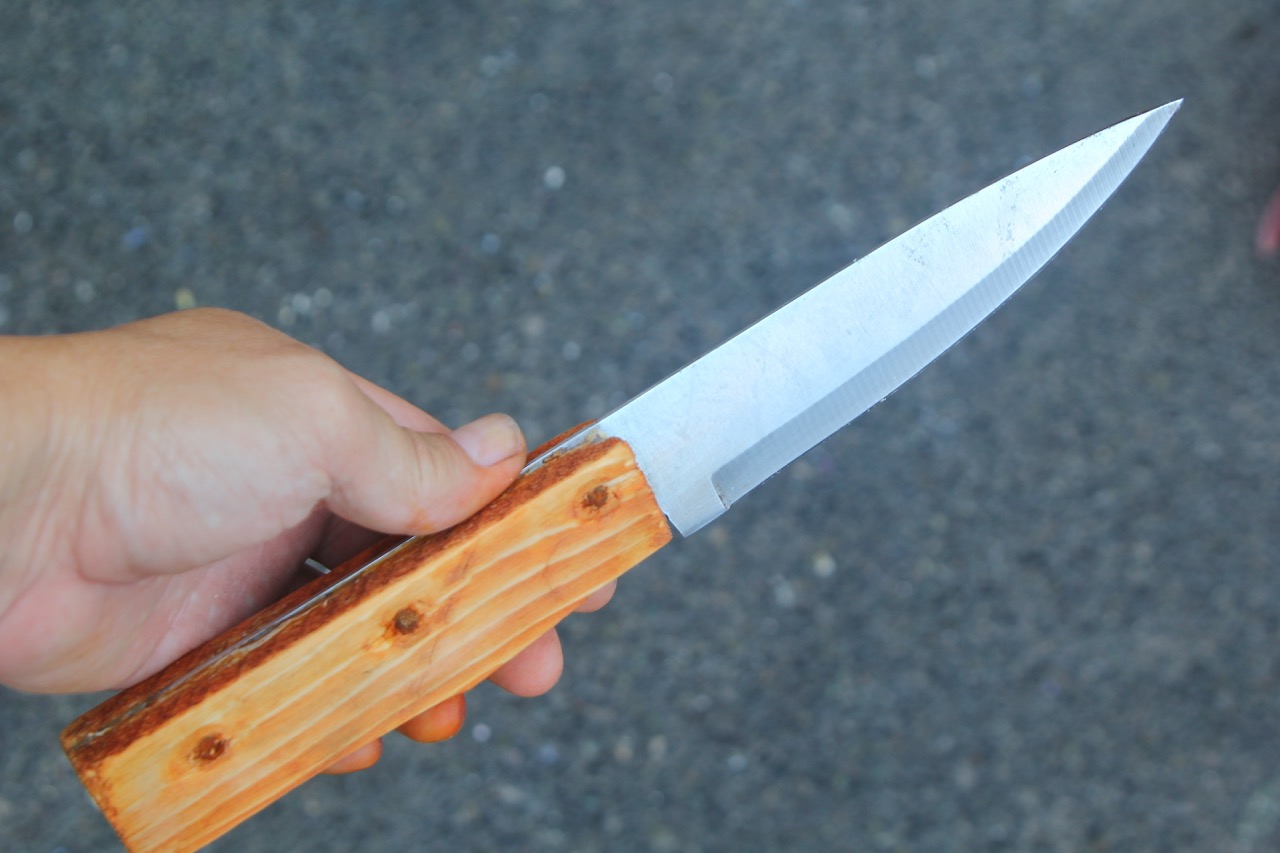 How To Make A Knife Handle With Hand Tools