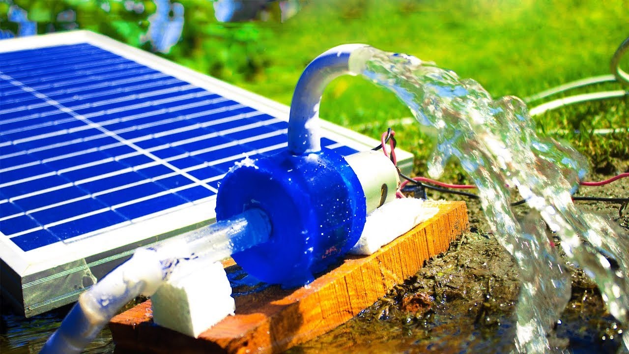 How To Make A Solar Powered Water Pump