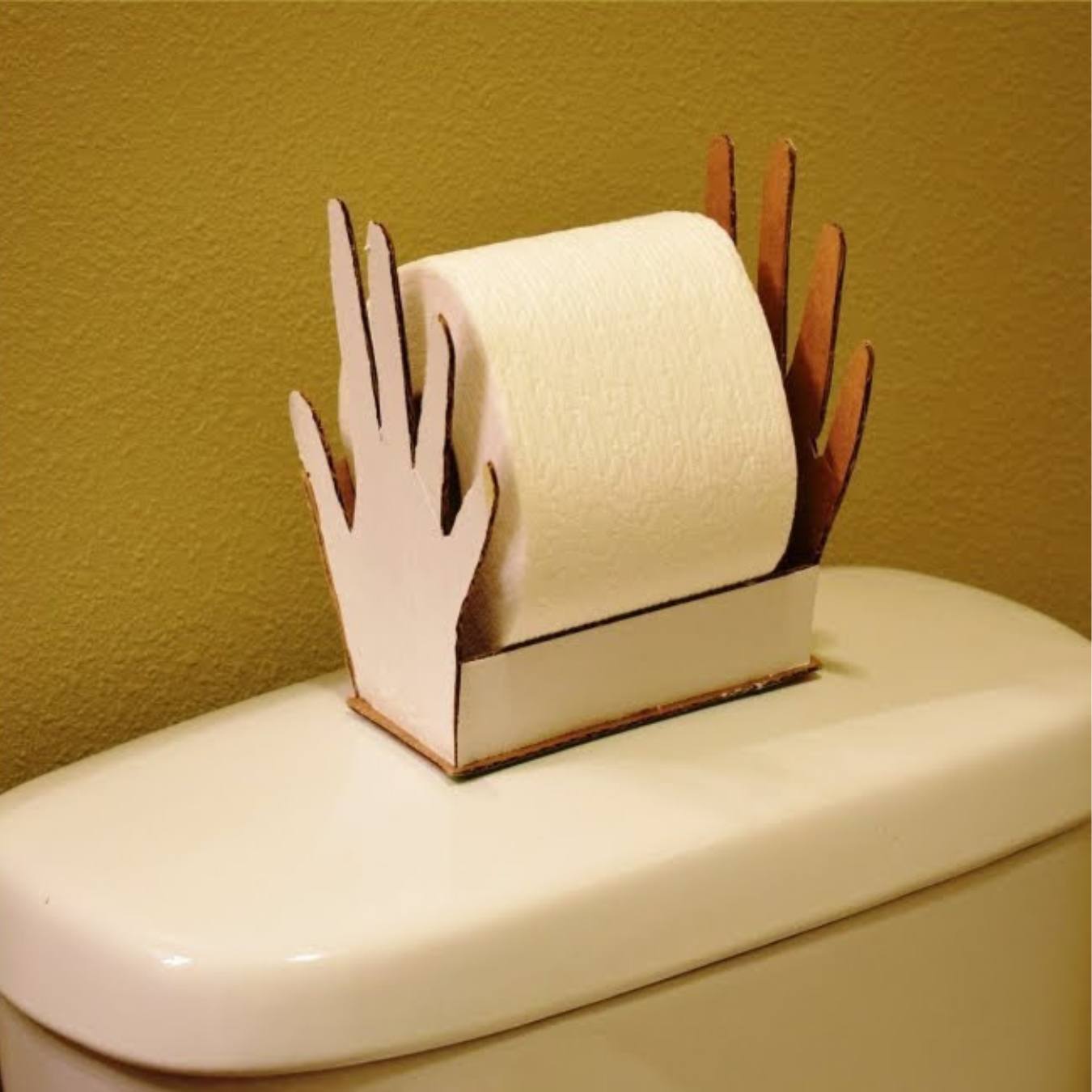 How To Make A Toilet Paper Holder Out Of Cardboard