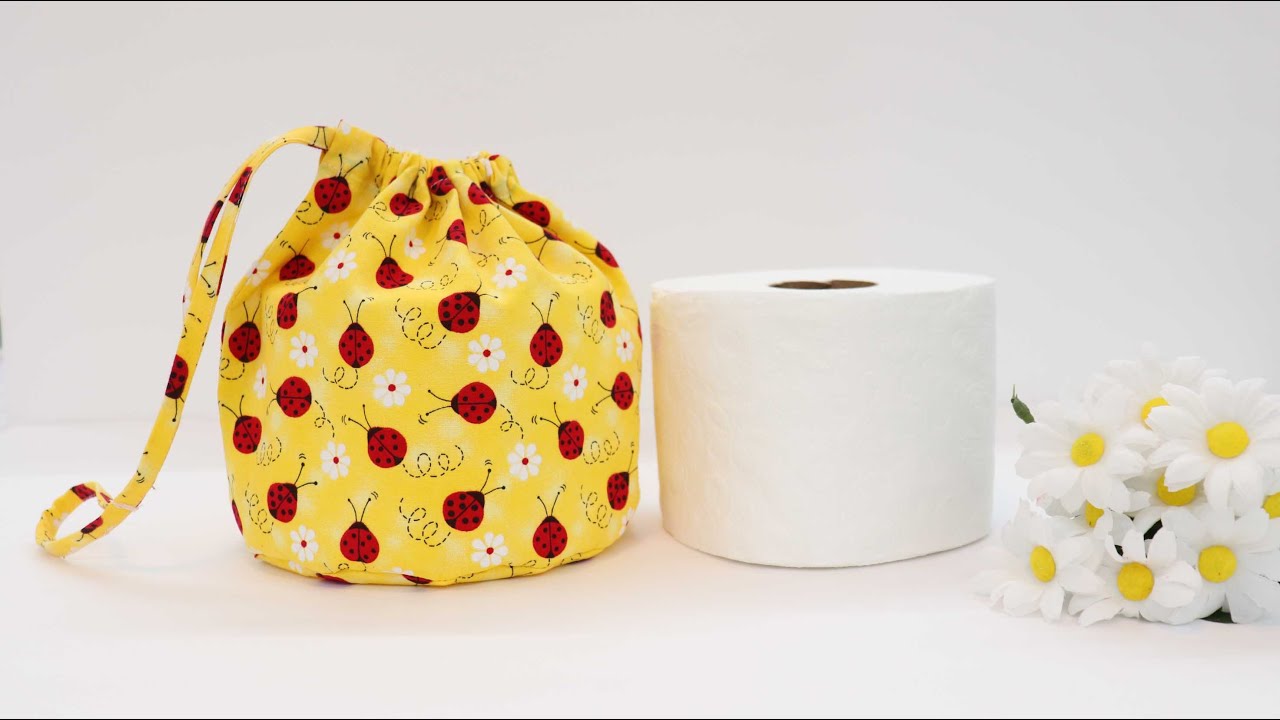How To Make A Toilet Paper Holder Out Of Fabric