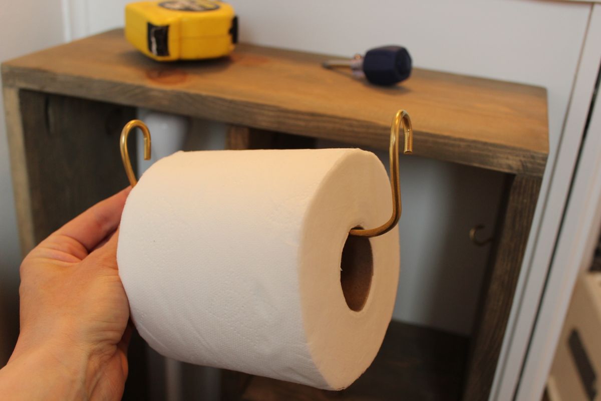 How To Make An Easy Extra Toilet Paper Holder