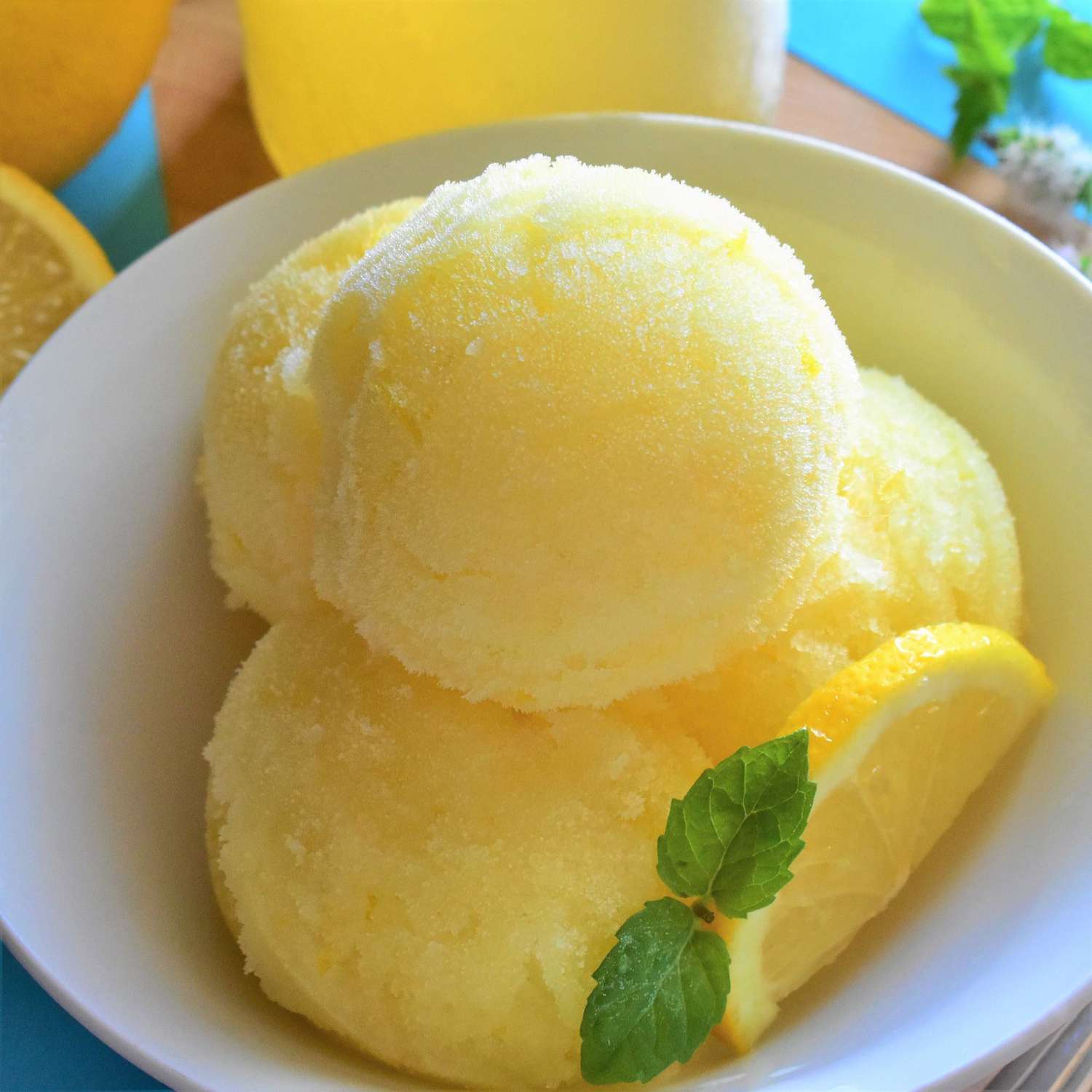 How To Make Lemon Sorbet Without An Ice Cream Maker