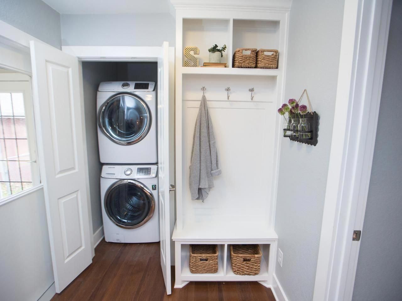 How To Make Stacked Washer And Dryer Cabinet
