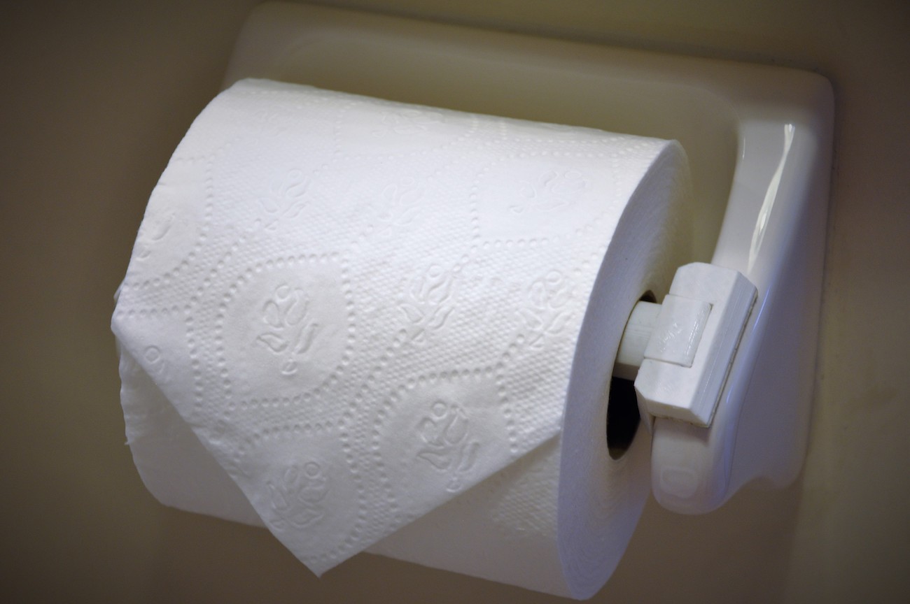 How To Open A Bathroom Stall Toilet Paper Holder