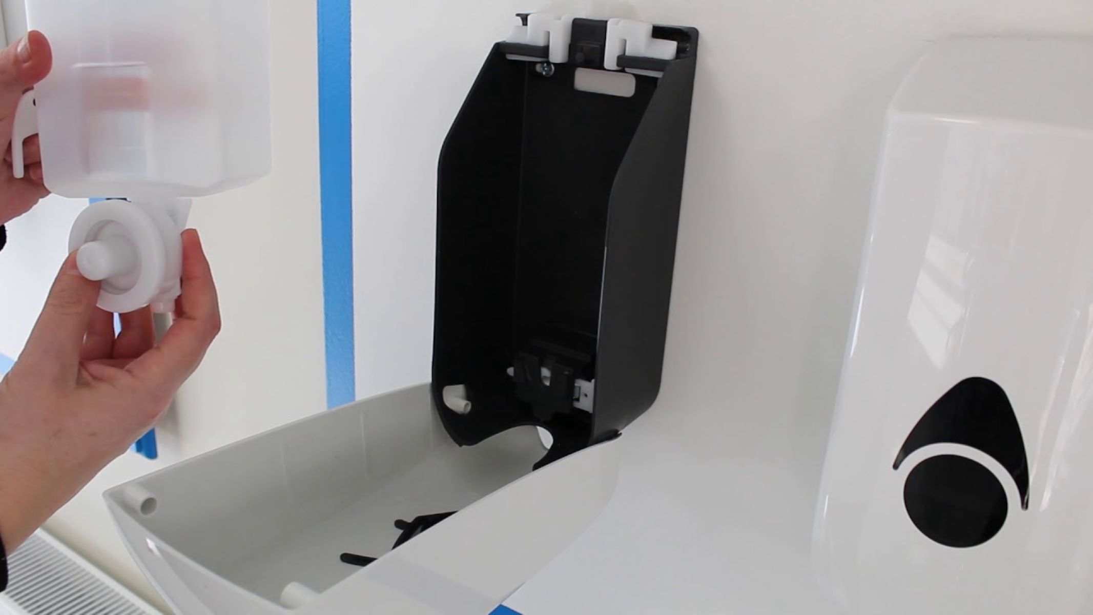 How To Open A Soap Dispenser On The Wall