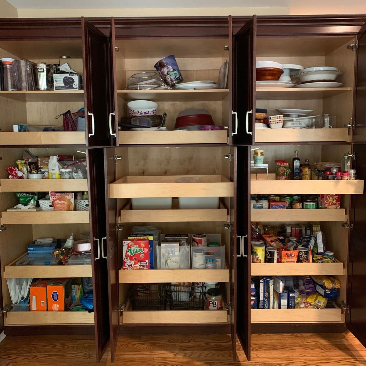 How To Organize A Deep Pantry Cabinet
