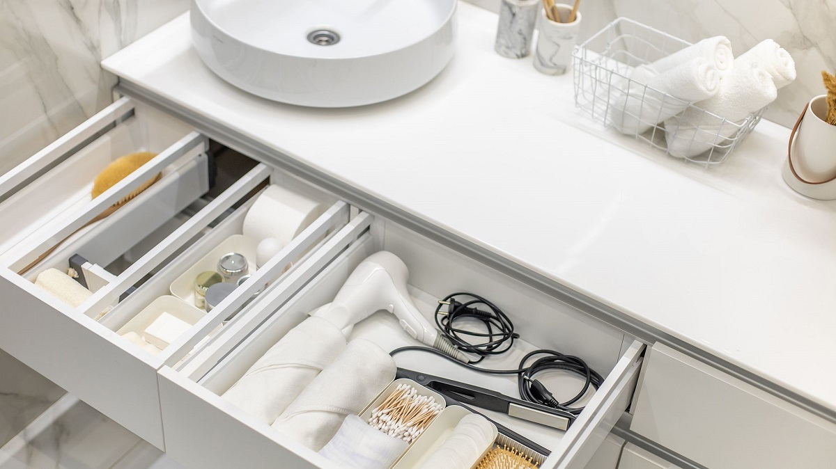 How To Organize Vanity Drawers