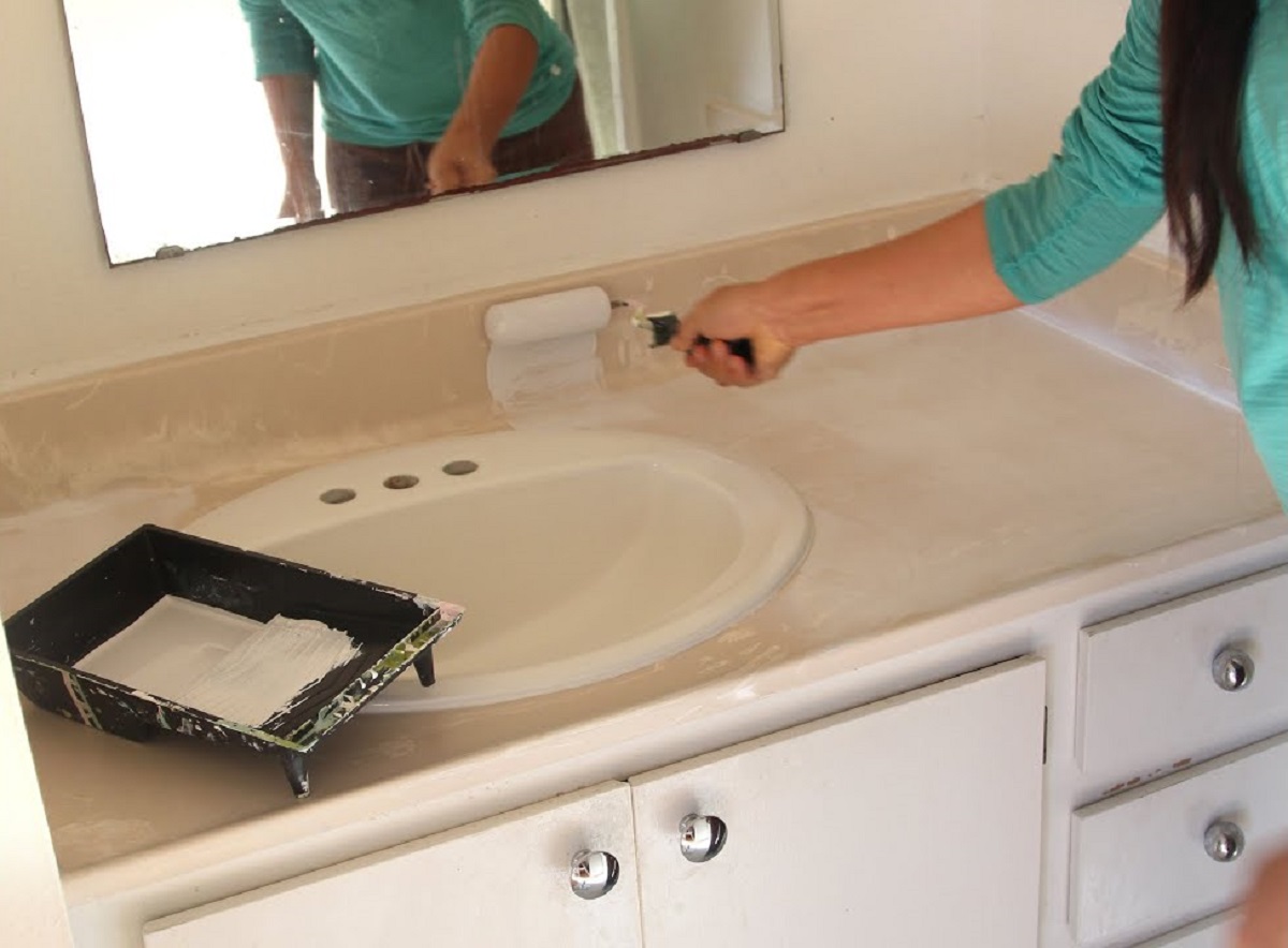  How To Paint Bathroom Vanity Top Storables