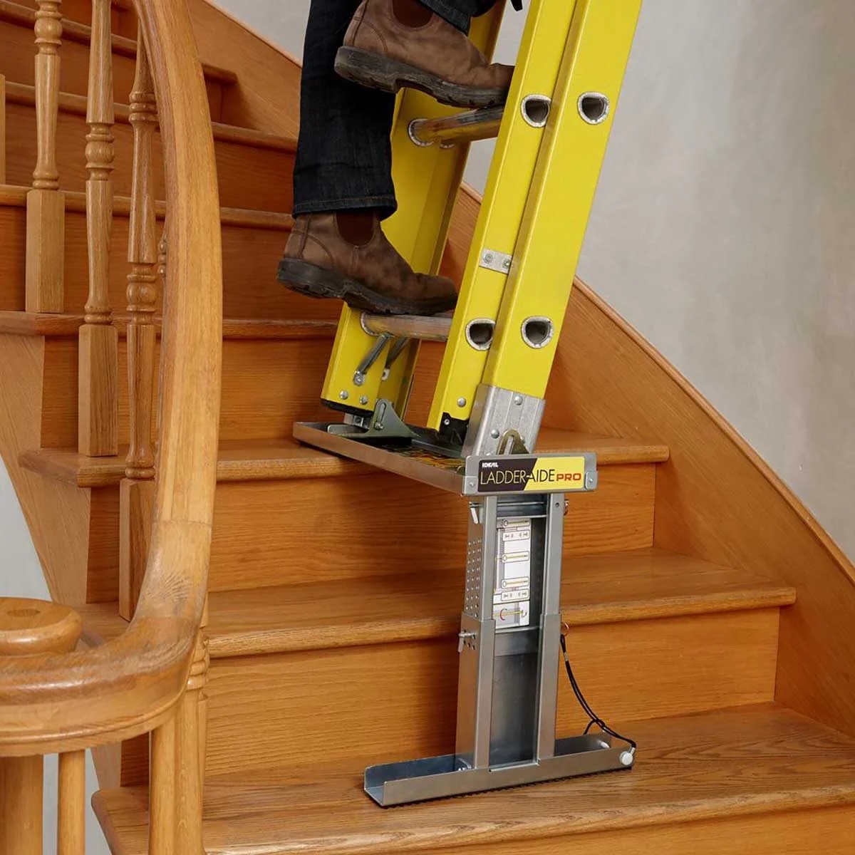 How To Place A Ladder On Stairs