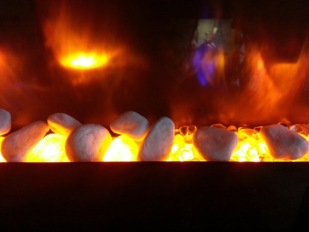 How To Put Crystals In Electric Fireplace