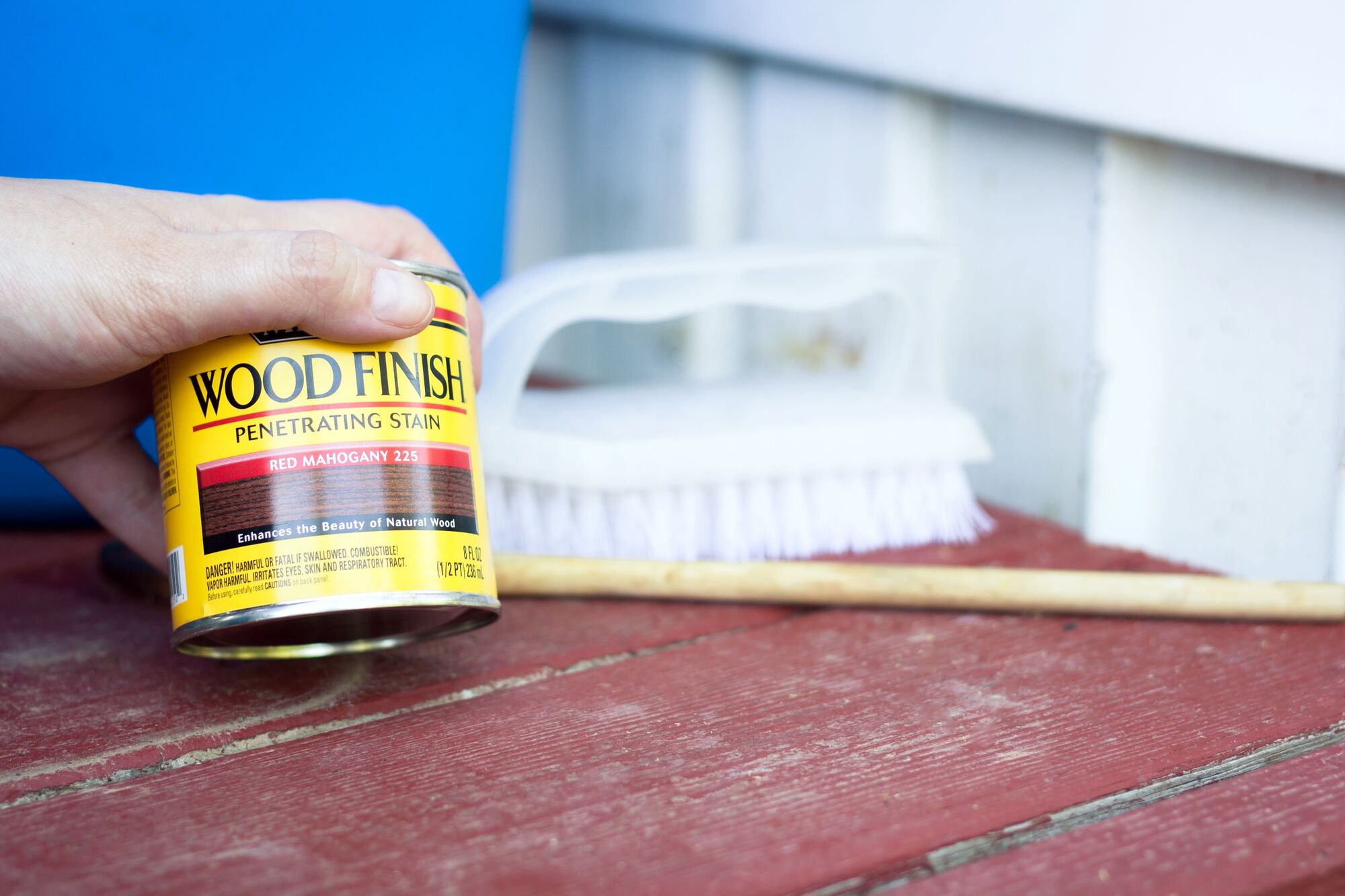 How To Remove Dried Deck Stain From Vinyl Siding
