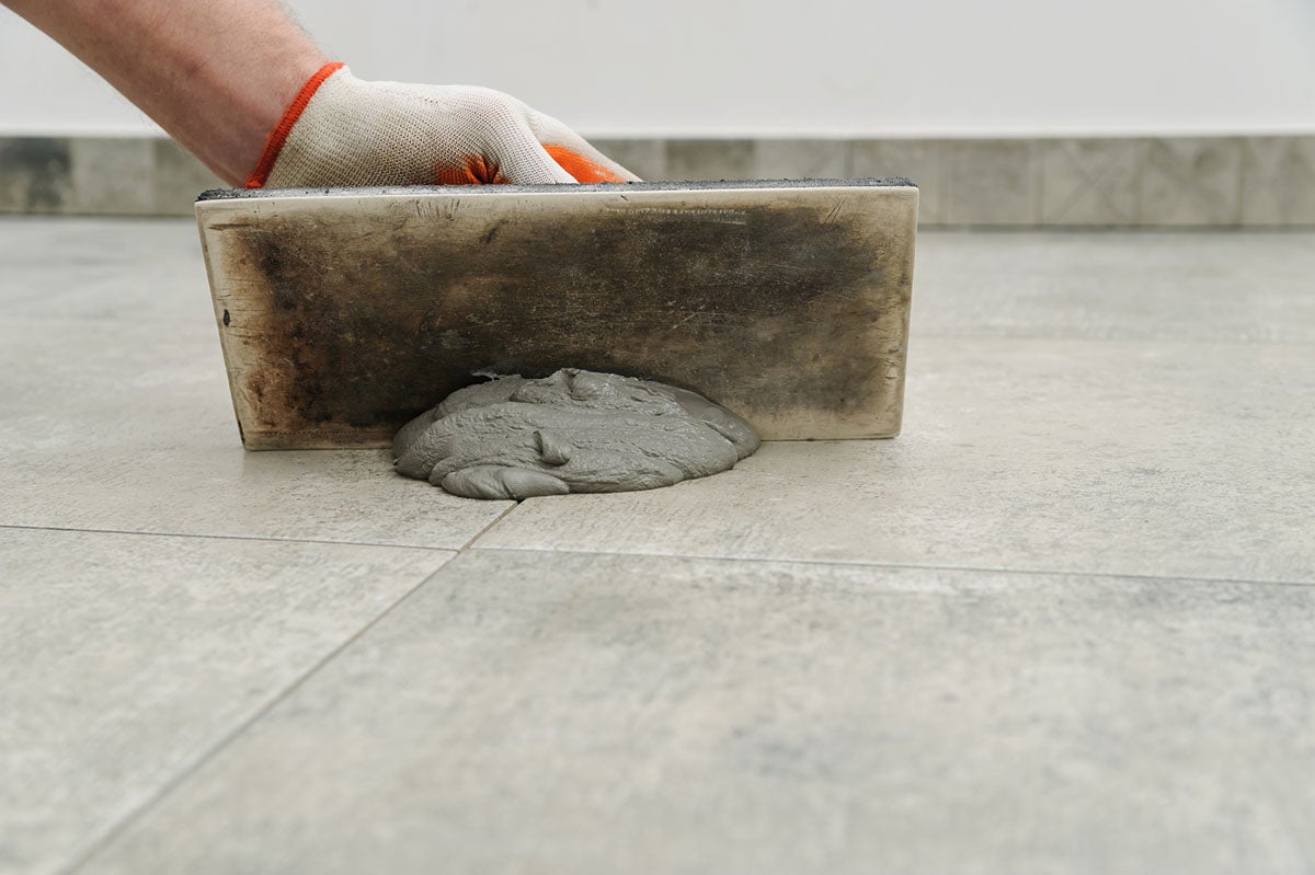 How To Repair Grout On Tile Floor