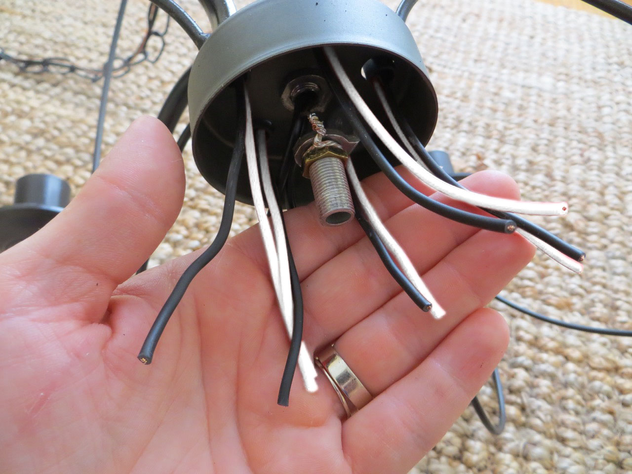 How To Replace A Chandelier Chain And Electrical Cord
